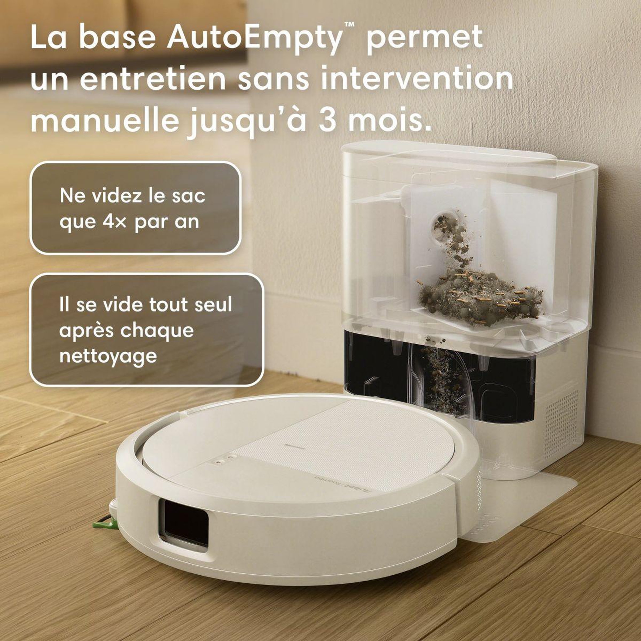 Voir la diapositive 2 : IROBOT Robot aspirateur laveur roomba combo 115 + auto empty