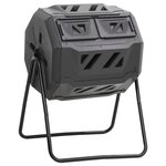 VIDAXL Bac a compost de jardin Noir 73x64x95 cm 160 L