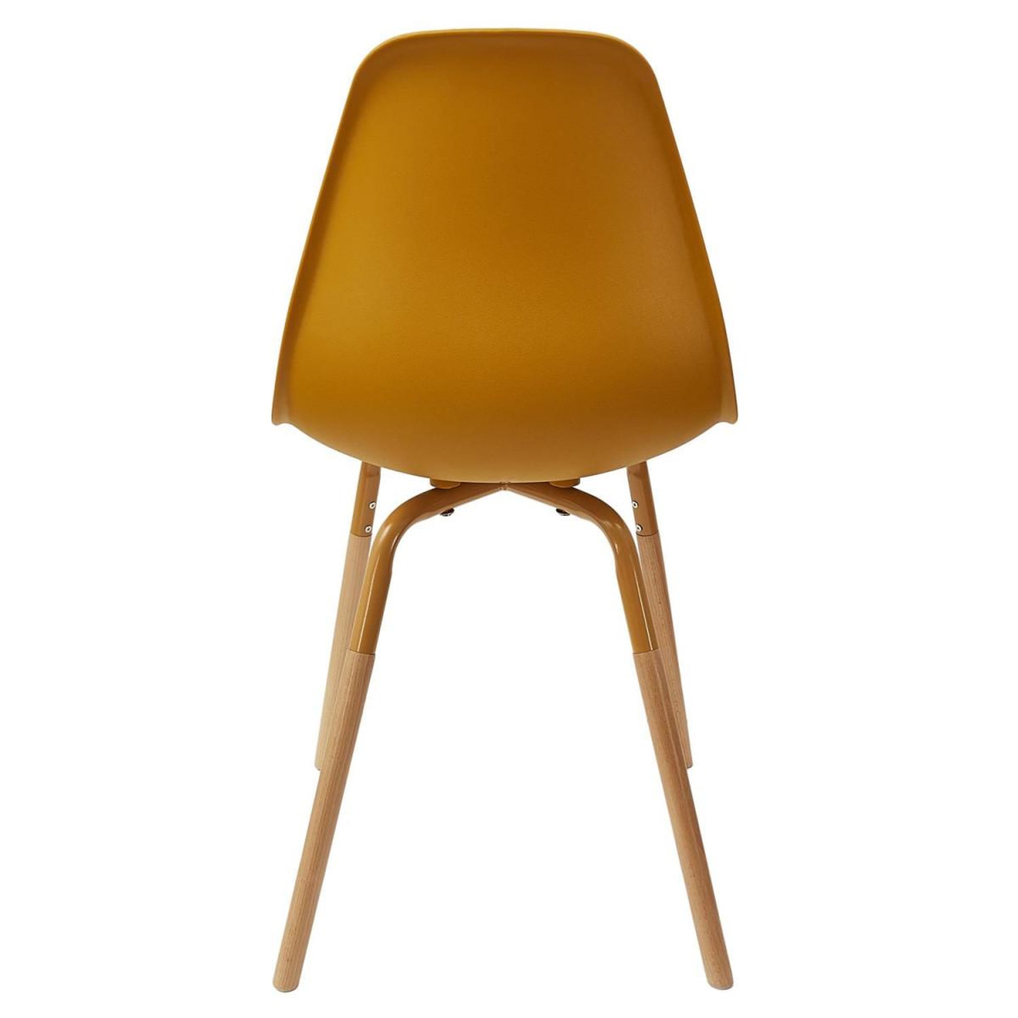 Voir la diapositive 5 : The Home Deco Factory Lot de 4 chaises scandinaves  phénix  81cm moutarde