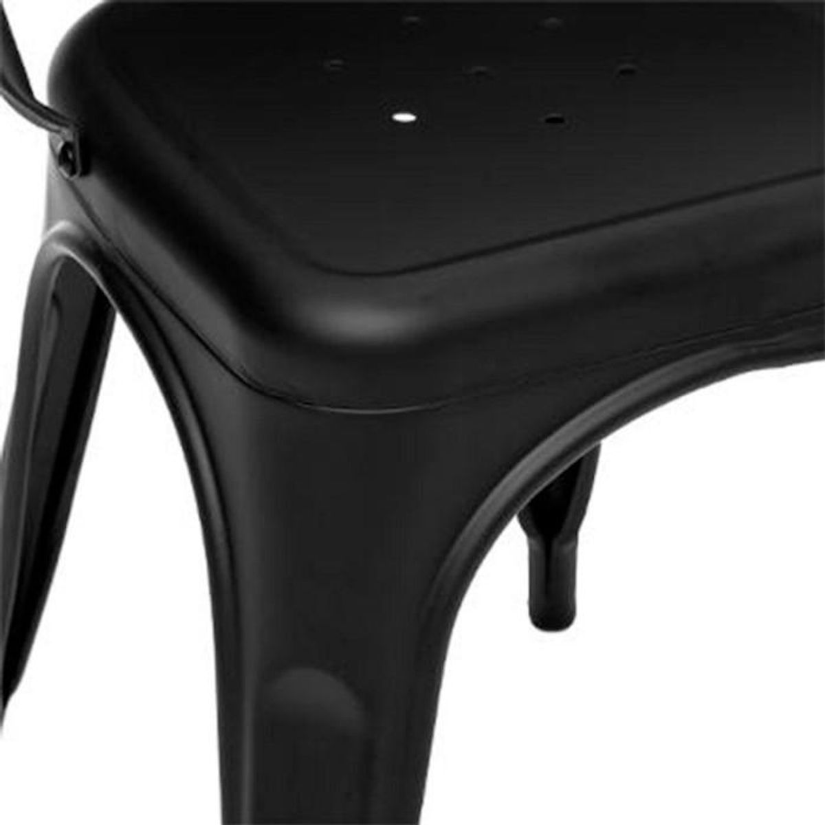 ATMOSPHERA Lot de 4 Chaises Design  Niko  85cm Noir