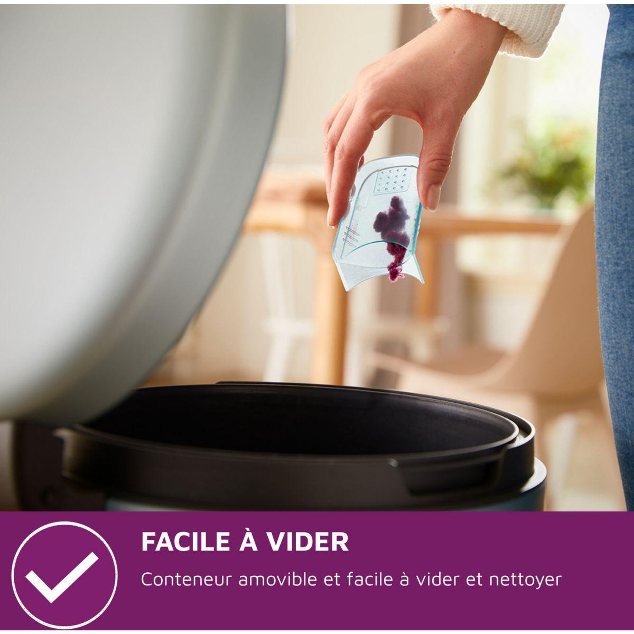 Voir la diapositive 5 : Philips Rasoir anti-bouloches gc026/00 rase bouloche à 3 lames, 2 piles aa, bleu/blanc