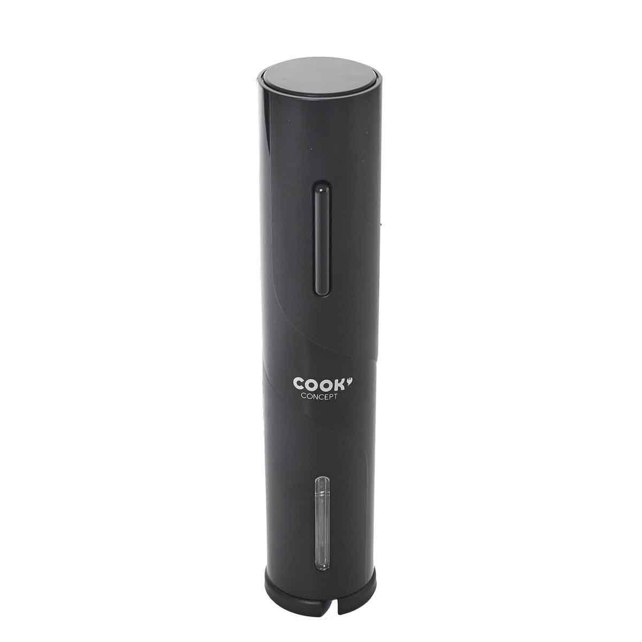 Voir la diapositive 1 : COOK CONCEPT Ouvre bouteille électrique  rapide  23cm noir