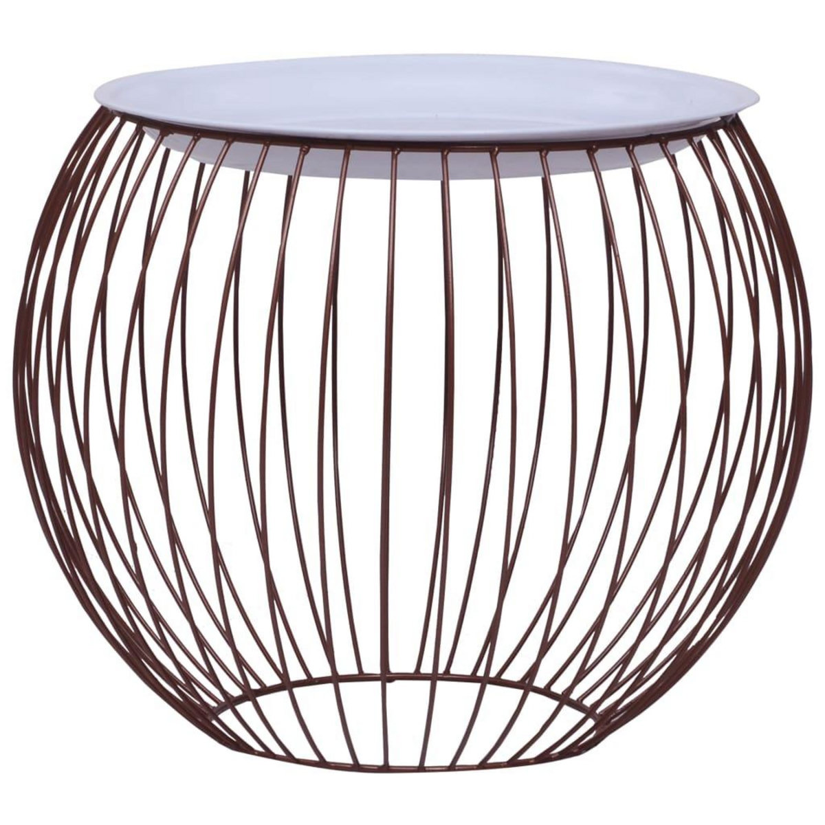 VIDAXL Table basse Dore Ø 51 cm