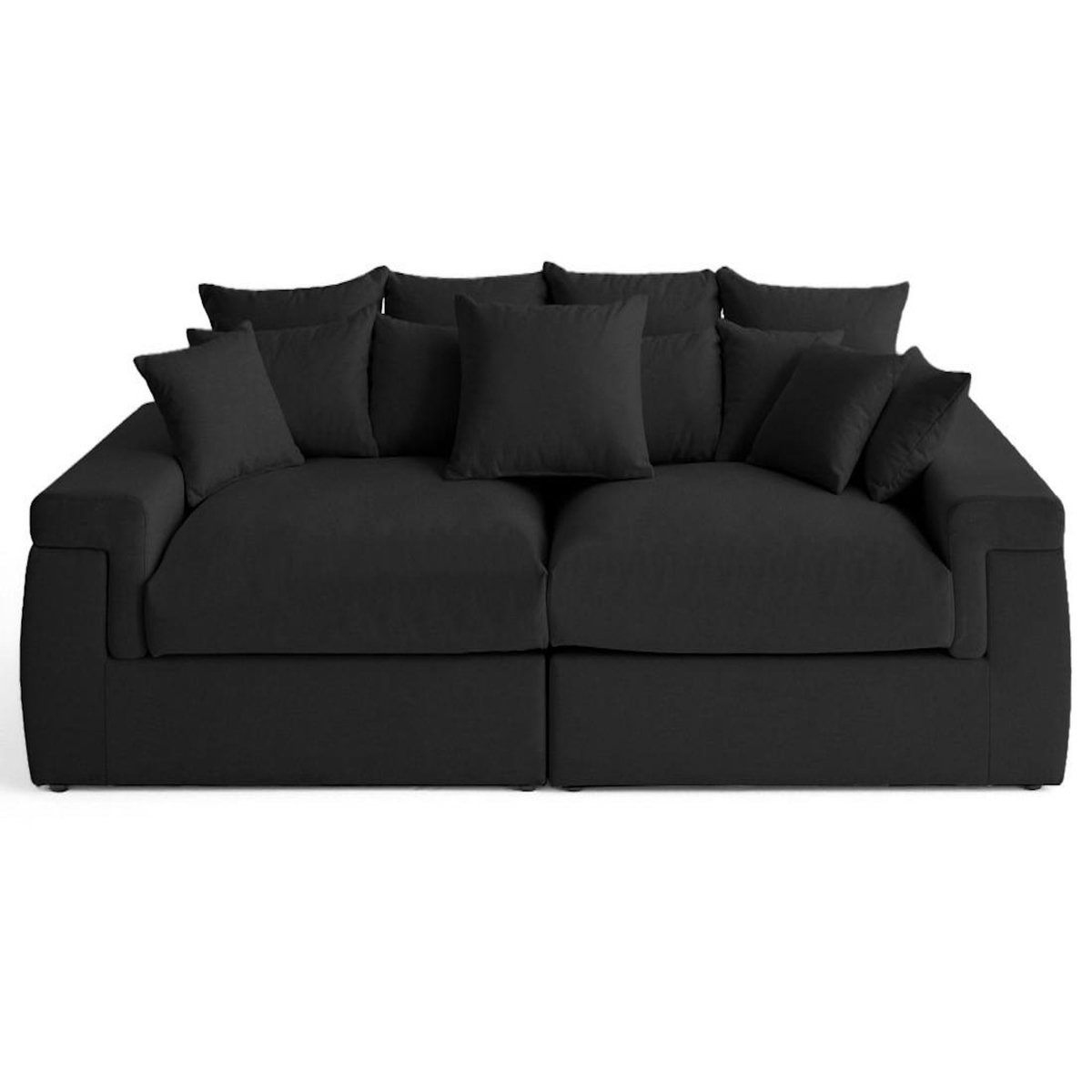 LISA DESIGN Sergio - canapé 4 places - assise profonde - en tissu