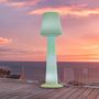 Voir la diapositive 3 : Lumisky Lampadaire extérieur sans fil AUSTRAL Blanc Polypropylène H110CM