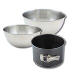 ZENKER Set pâtisserie 1 moule à panettone 18 cm, 2 bols à mixer, 1 spatule Zenker