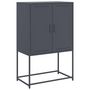 Voir la diapositive 2 : VIDAXL Buffet haut anthracite 68,5x38,5x107 cm acier