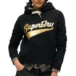 SUPERDRY Sweat  Femme Superdry Super Athletics. Coloris disponibles : Noir