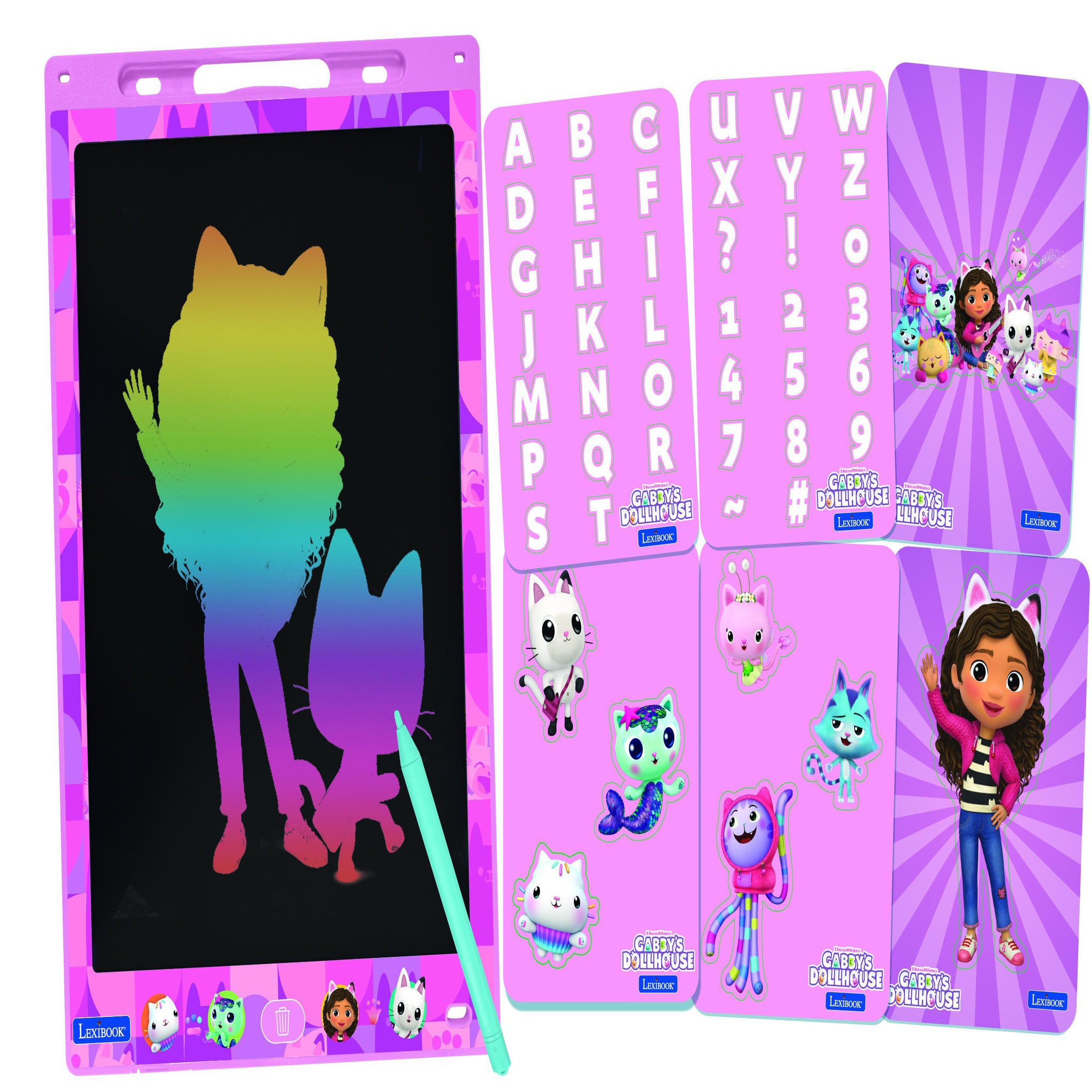 Voir la diapositive 2 : Lexibook Tablette à Dessins multicolore  Gabby et la maison magique