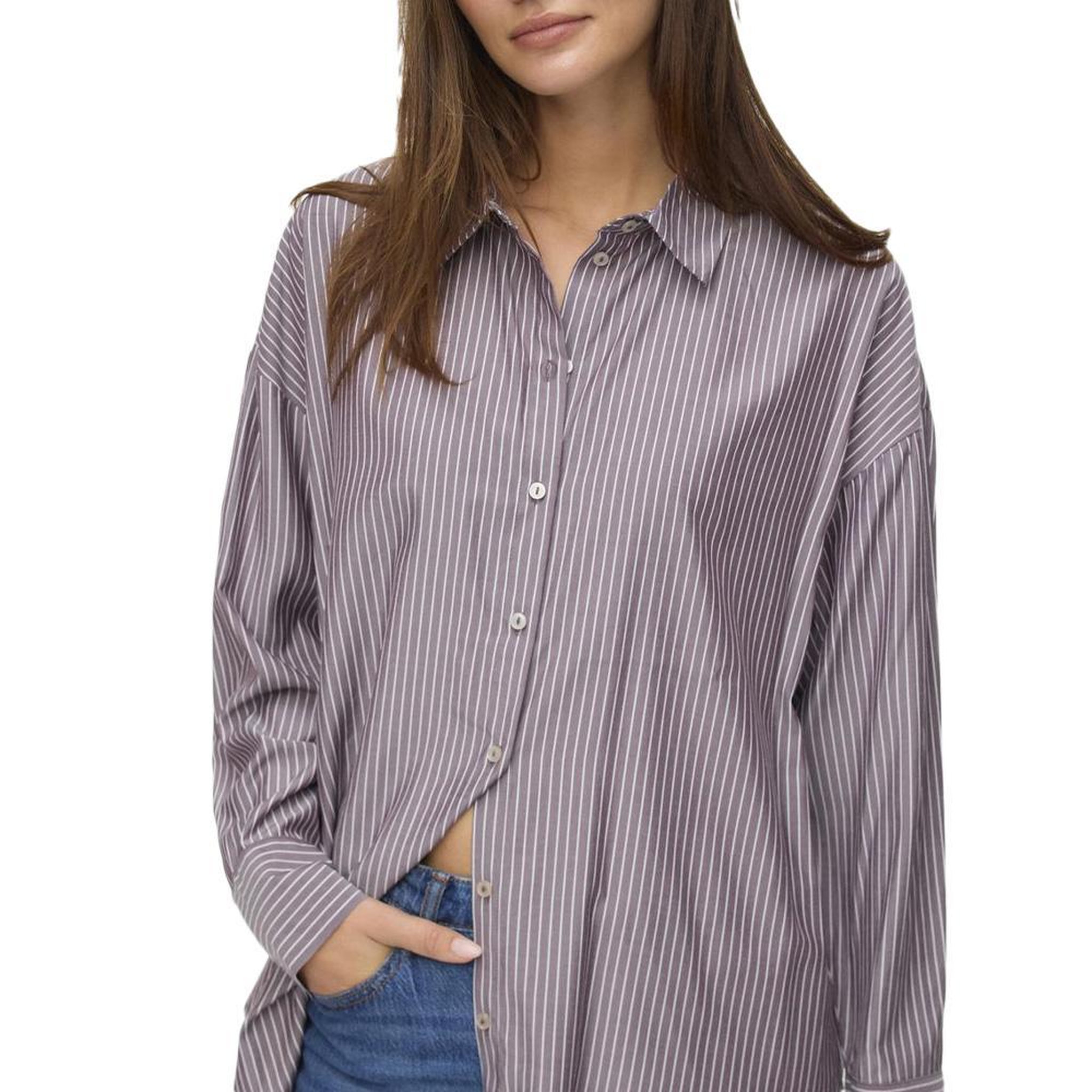 Voir la diapositive 1 : Vero Moda Chemise Mauve Femme Vero Moda Nora