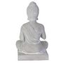 Voir la diapositive 3 : Paris Prix Statuette Déco  Bouddha Assis  27cm Gris