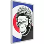 Paris Prix Affiche Murale Encadrée  Banksy Monkey Queen 