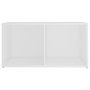 Voir la diapositive 4 : VIDAXL Meubles TV 4 pcs Blanc 72x35x36,5 cm Bois d'ingenierie