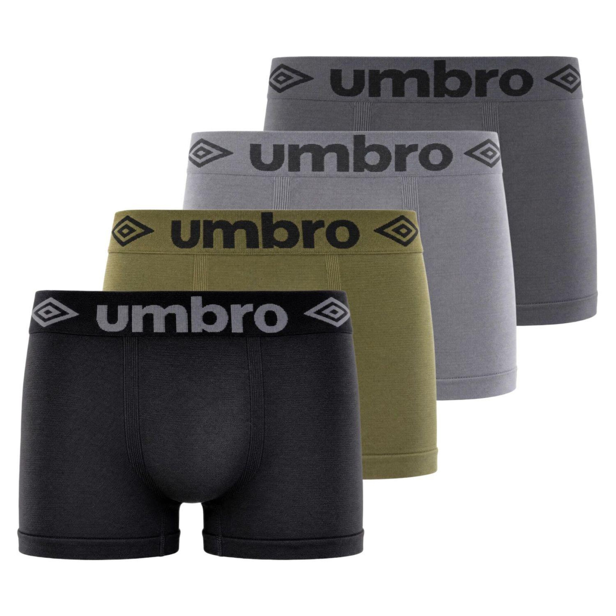 Voir la diapositive 1 : UMBRO Lot de 4 boxers homme sans couture Seamless