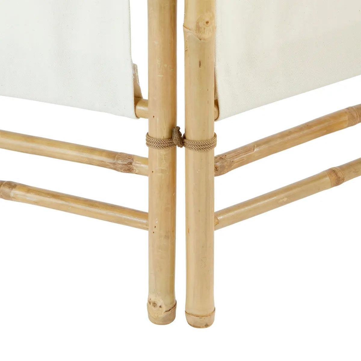 ATMOSPHERA Paravent en Bambou  Kael  135x170cm Blanc