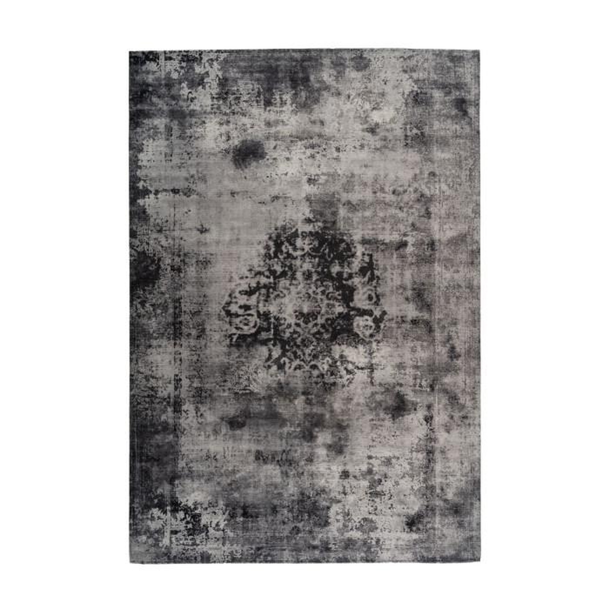 Paris Prix Tapis Rétro à Poils Courts  Vintage  Gris. Coloris disponibles : Gris