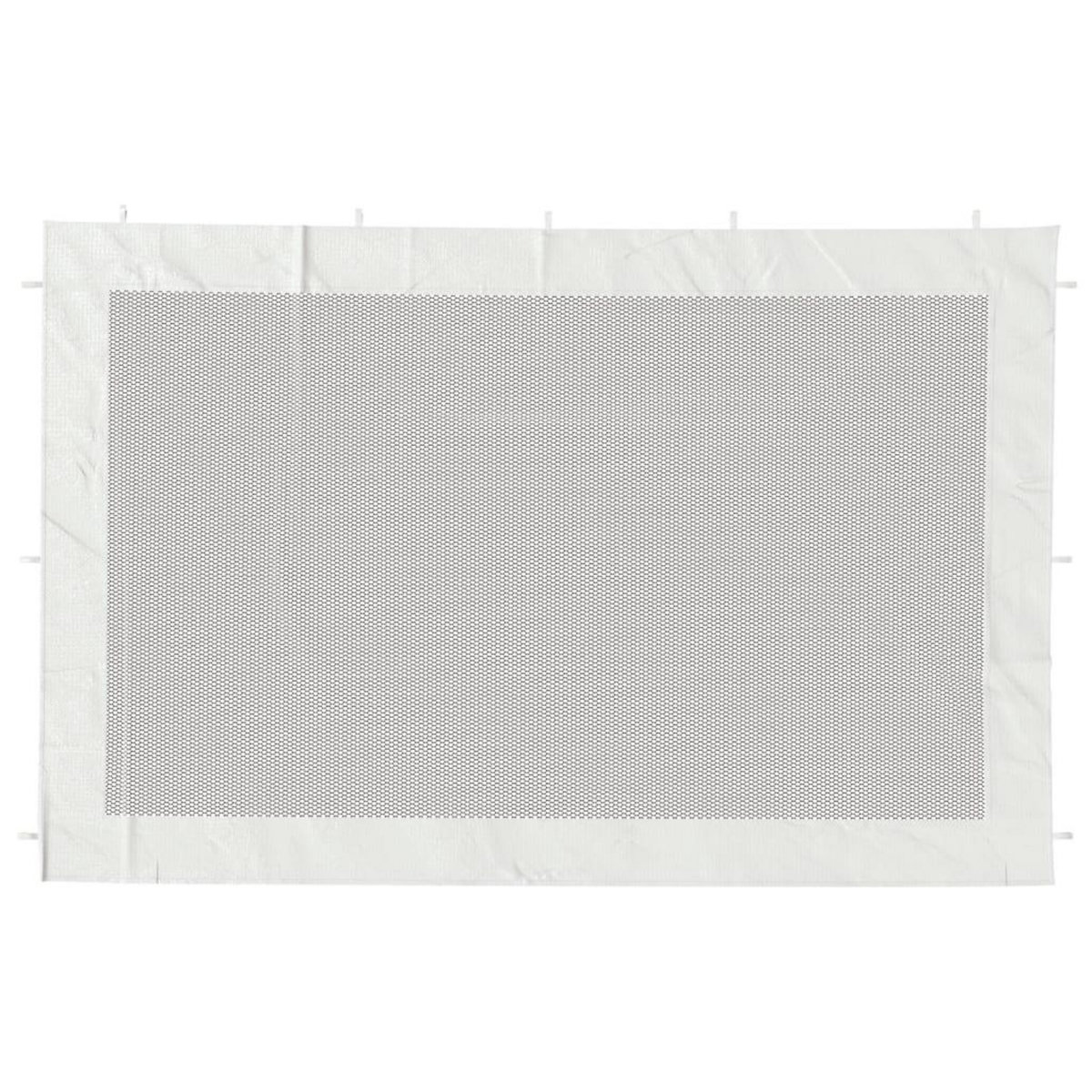 VIDAXL Paroi de tente de reception 2 pcs Maille Blanc et noir