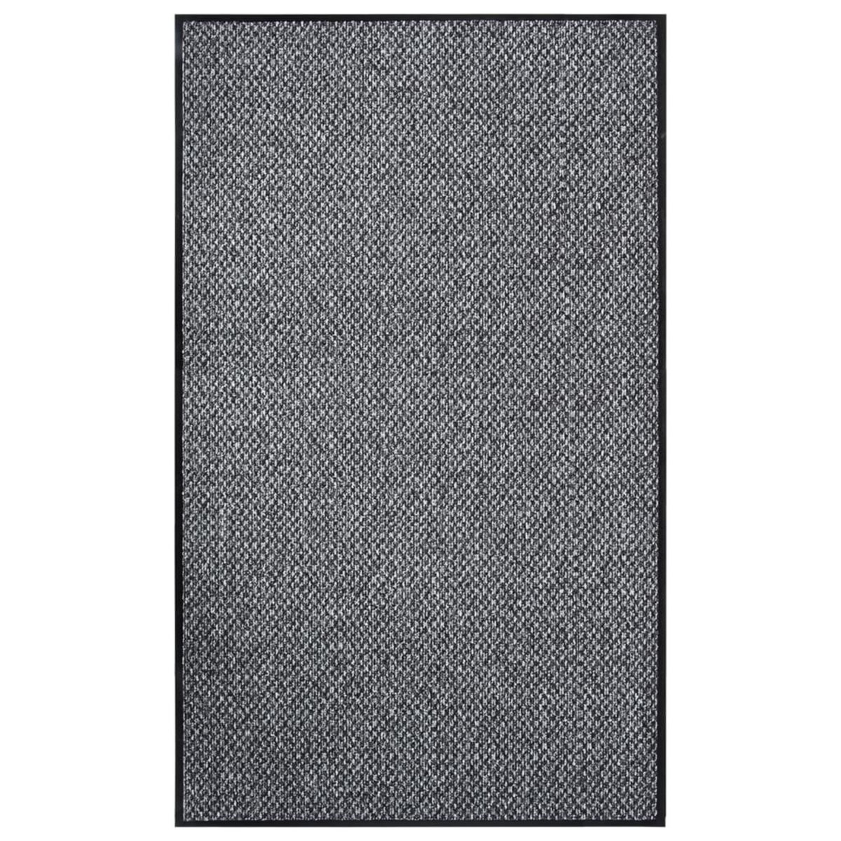 VIDAXL Paillasson Gris 90x150 cm