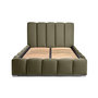 Voir la diapositive 1 : BEST MOBILIER Torreon - lit coffre - 180x200 - sommier inclus - en velours