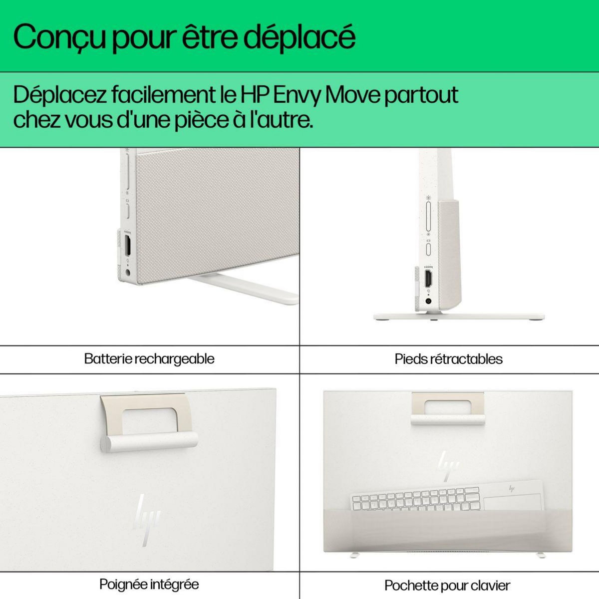HP Ordinateur tout-en-un Envy Move 24-cs0000nf