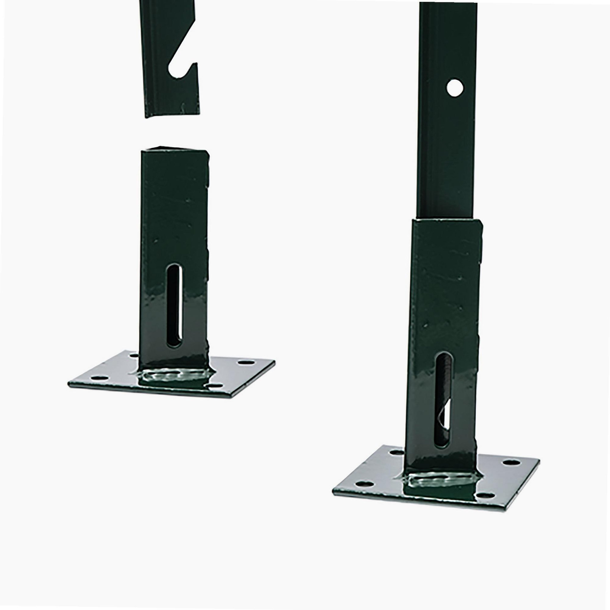 Voir la diapositive 3 : WERKAPRO Support poteau fer  forme t  werka pro vert