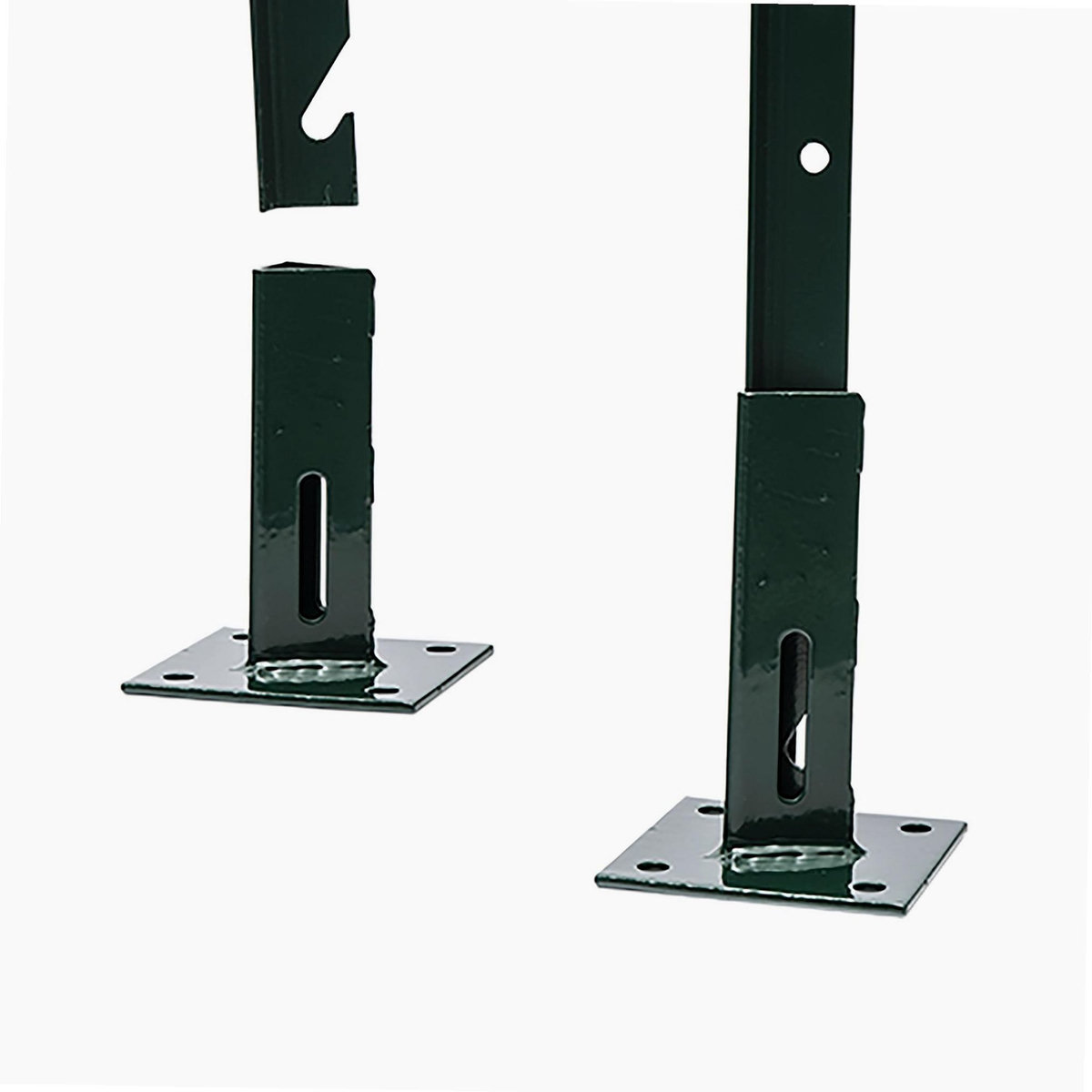 WERKAPRO Support poteau fer  forme T  WERKA PRO vert