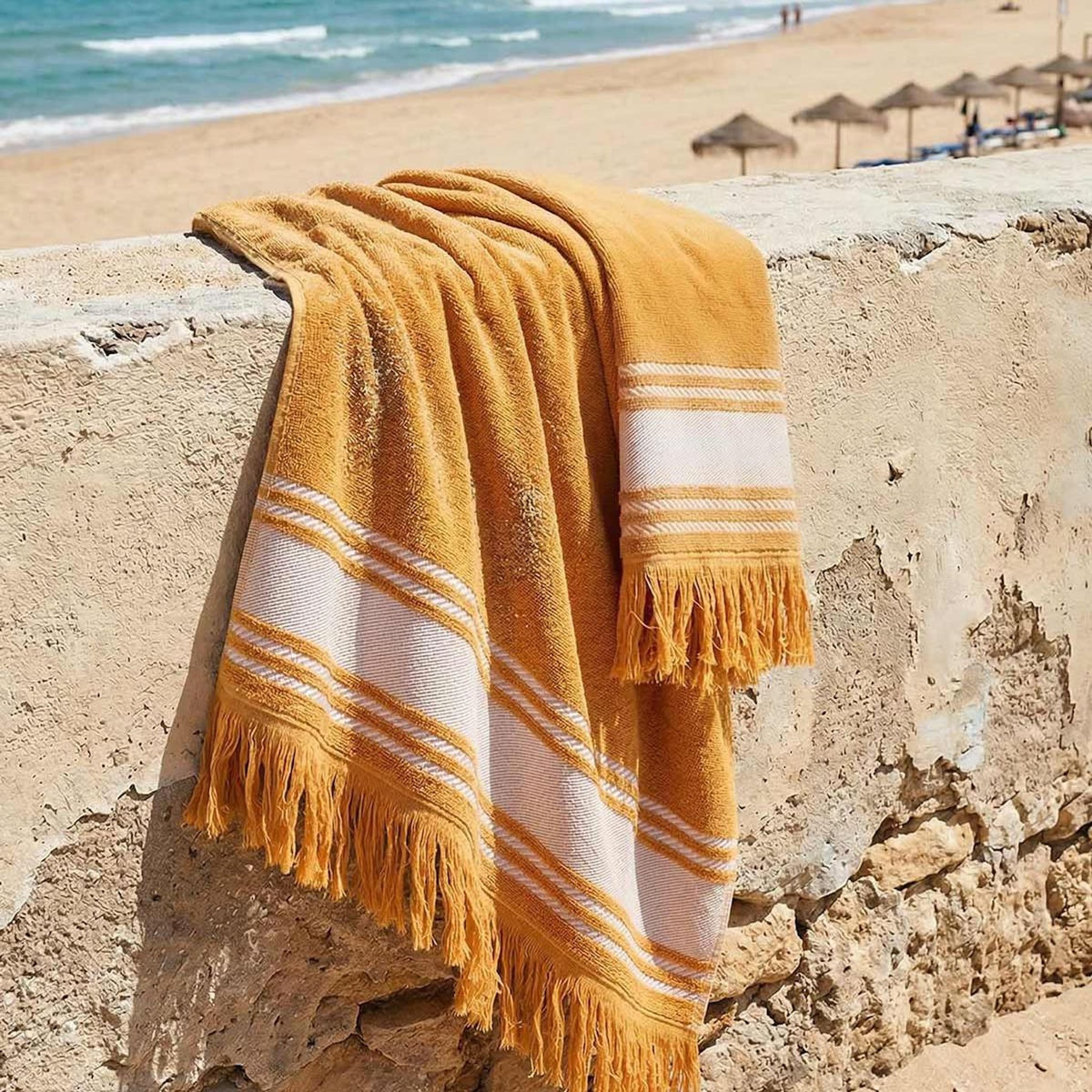Sensei Maison Serviette de plage / fouta 100x180 cm BAHAMAS - 100x180 cm