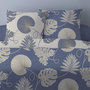 Voir la diapositive 2 : Dourev Housse de couette 240x220 Olivia bleu + 2 taies