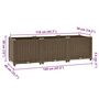 Voir la diapositive 6 : VIDAXL Lit sureleve 120x40x38 cm Polypropylene