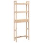 Voir la diapositive 2 : VIDAXL Etagere de toilette 63x26x171 cm Bois de pin massif