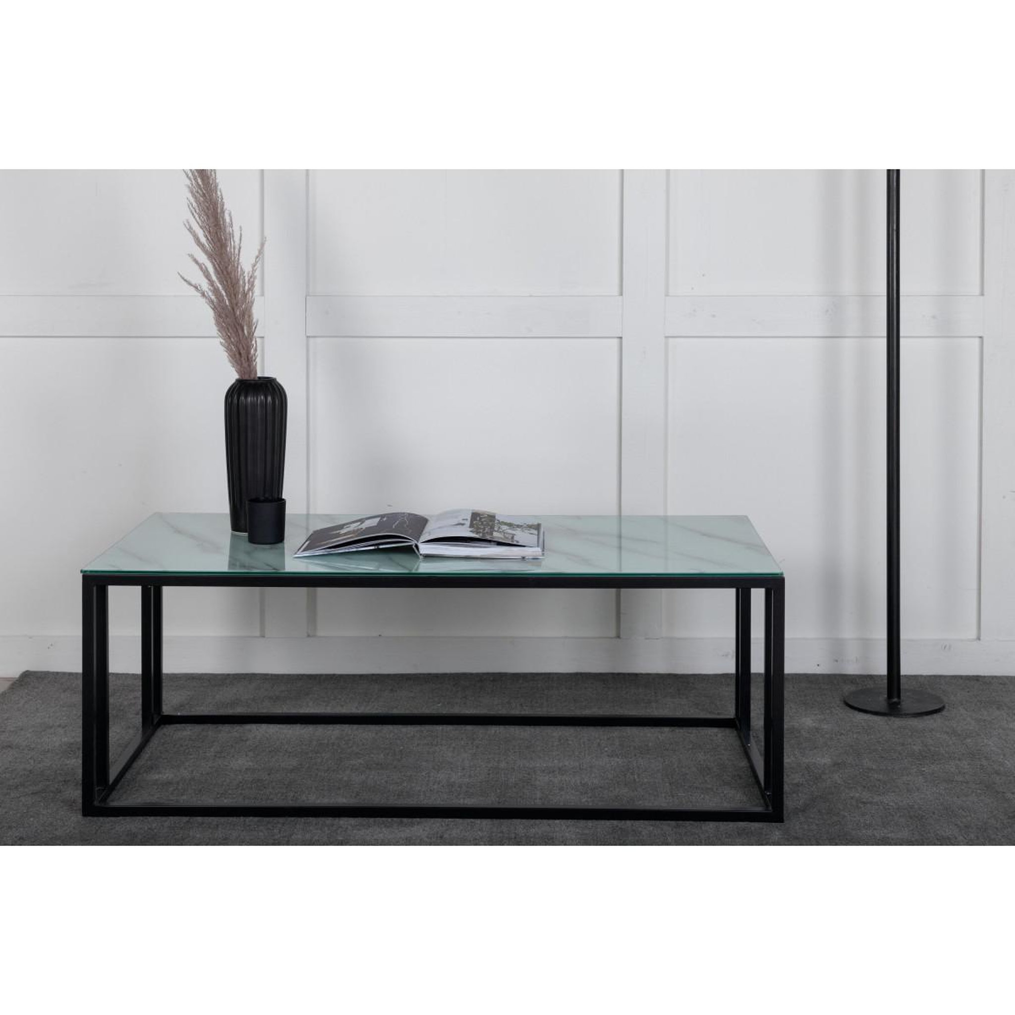 Voir la diapositive 5 : Paris Prix Table basse design  rock  120cm blanc