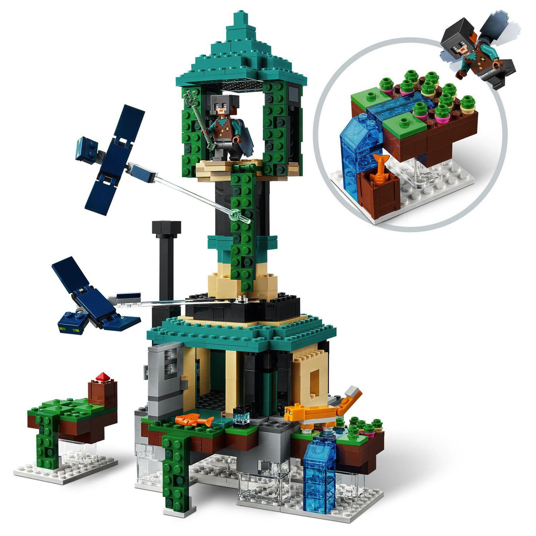 Voir la diapositive 4 : LEGO Minecraft 21173 - La tour du ciel