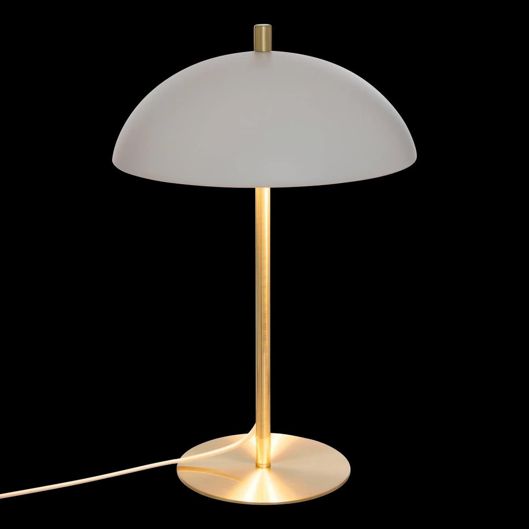 Voir la diapositive 2 : ATMOSPHERA Lampe à poser design en métal  delcia  45cm blanc