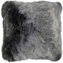 Voir la diapositive 1 : Paris Prix Coussin Imitation Fourrure  Sabah  40x40cm Anthracite