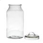 Voir la diapositive 2 : Paris Prix Bocal Rond en Verre  Couvercle  2,7L Transparent