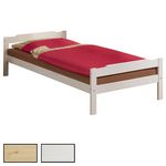 IDIMEX Lit en pin MORITZ, 90 x 200 cm. Coloris disponibles : Blanc, Marron