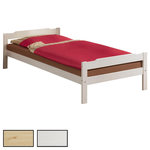 IDIMEX Lit en pin MORITZ, 90 x 200 cm. Coloris disponibles : Marron