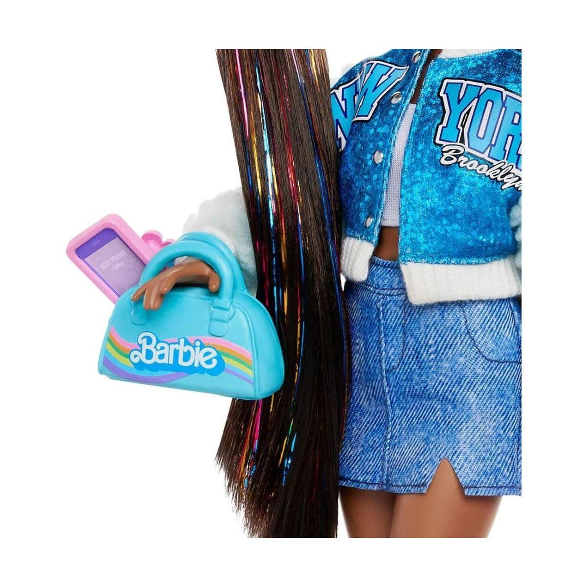 Voir la diapositive 4 : MATTEL Poupée barbie  hyc22 dream besties - brooklyn et ses accessoires