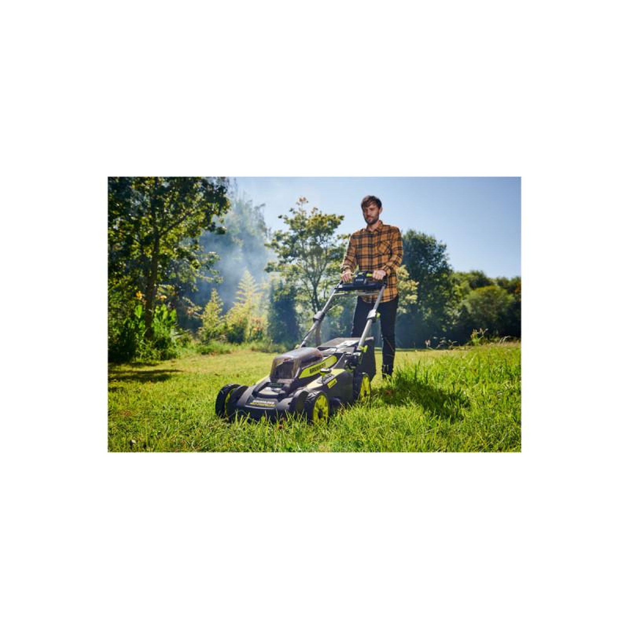 Voir la diapositive 5 : Ryobi Tondeuse tractée RYOBI 36V MaxPower Brushless - coupe 51 cm - 1 batterie 6.0Ah - 1 chargeur rapide