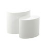 Voir la diapositive 3 : LISA DESIGN Aeryn - lot de 2 tables basses - blanc - 48 et 40 cm