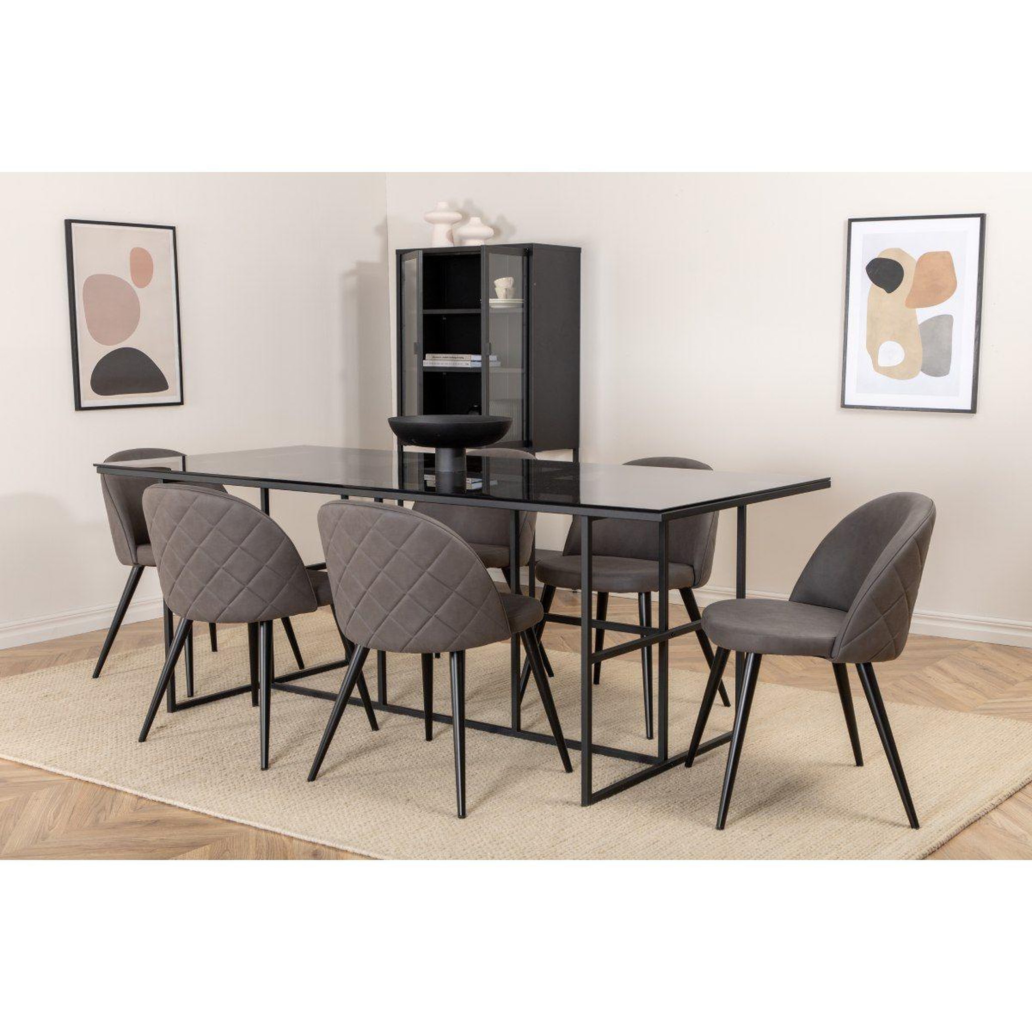 Voir la diapositive 6 : Paris Prix Table à manger design  leif  200cm noir
