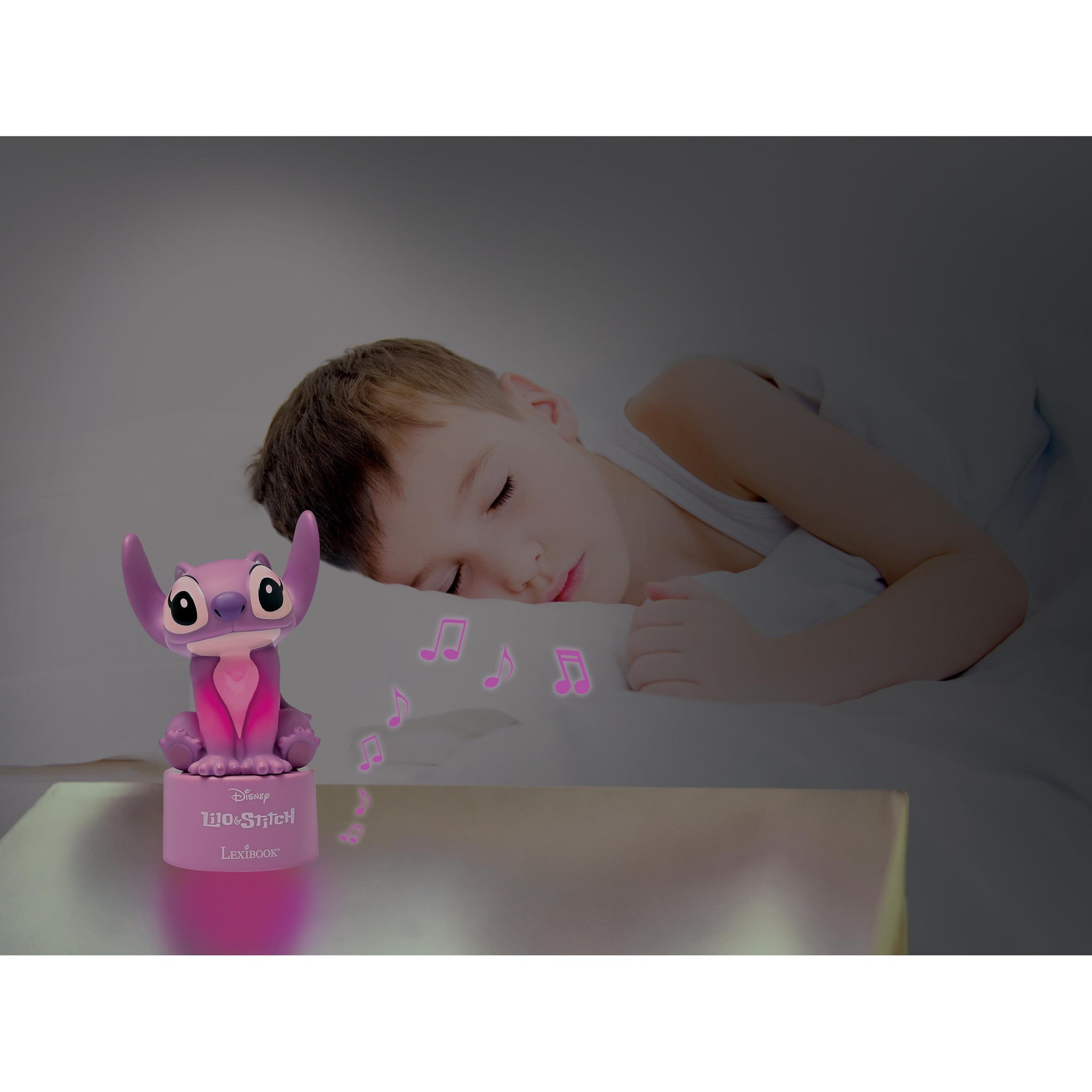 Voir la diapositive 6 : Lexibook Enceinte veilleuse Stitch Angel