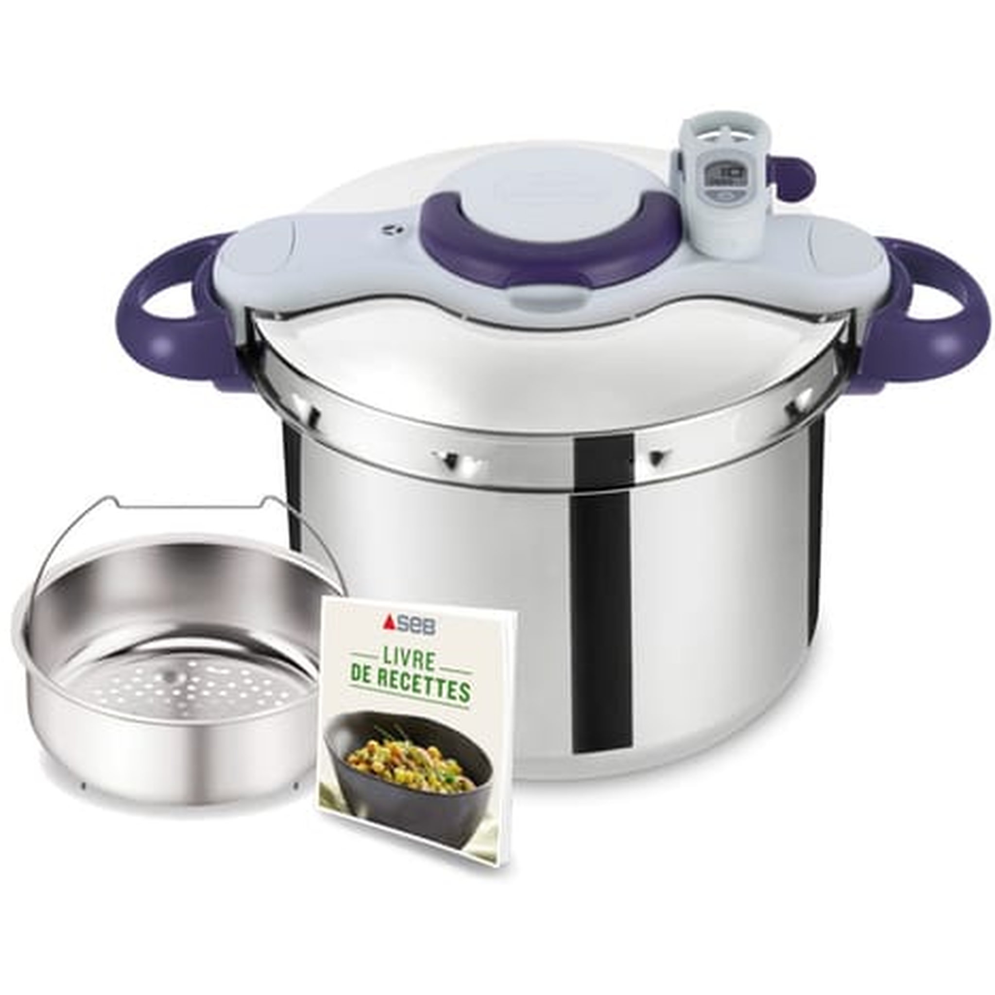 SEB Cocotte-minute CLIPSO MINUT PERFECT VIOLET 7,5 L 