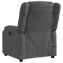 Voir la diapositive 5 : VIDAXL Fauteuil inclinable de massage electrique gris fonce tissu