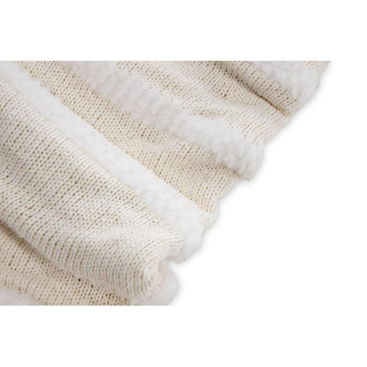 Paris Prix Plaid Déco  Katleen  130x170cm Naturel