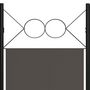 Voir la diapositive 5 : VIDAXL Cloison de separation 5 panneaux Anthracite 200x180 cm