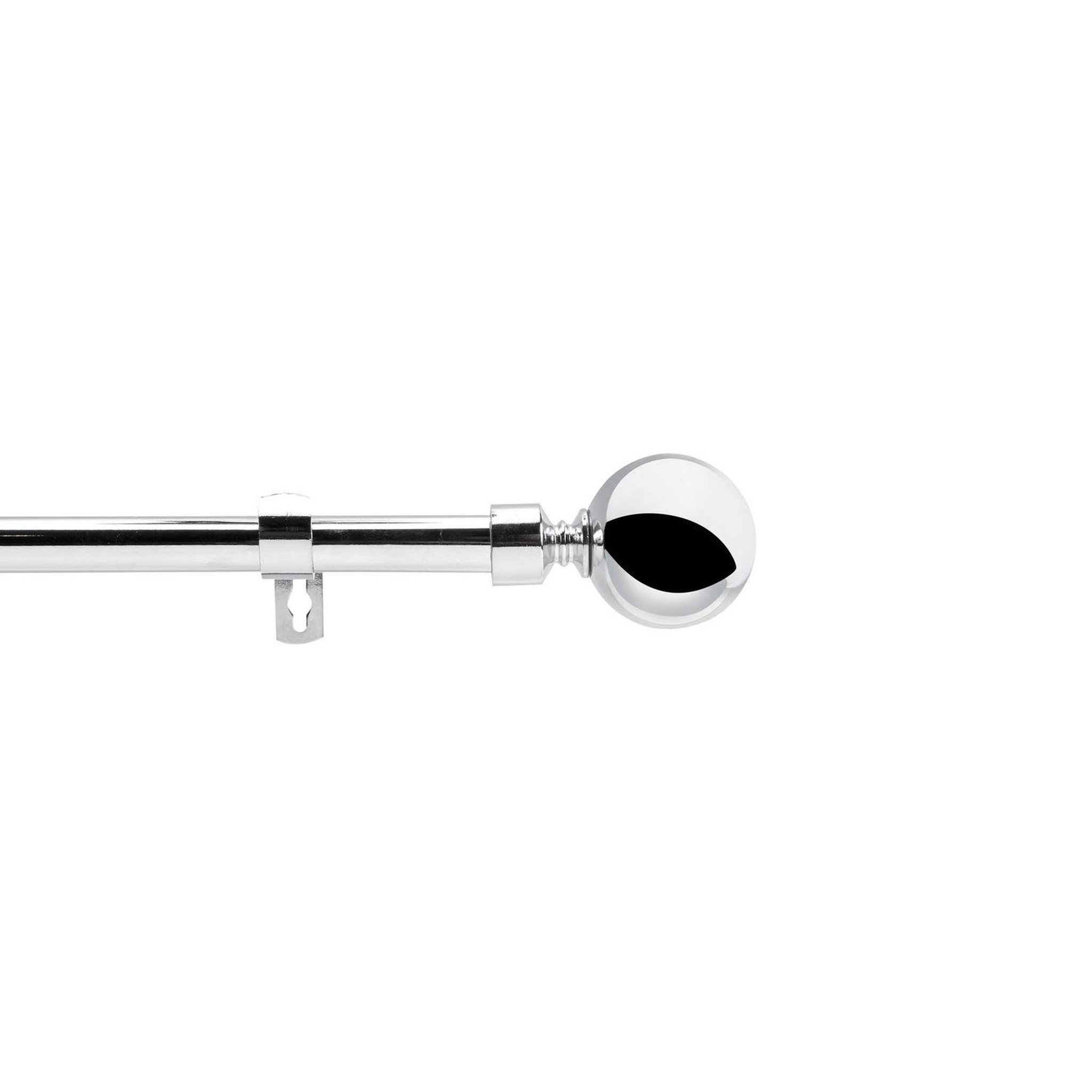 Douceur d'Intérieur Kit de tringle à rideaux extensible eclipse - l120 /l210 cm - chromé
