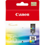 Voir la diapositive 2 : Canon Cartouche d'encre Originale CLI-36 3 Couleurs (CMY) PIXMA - 1511B001