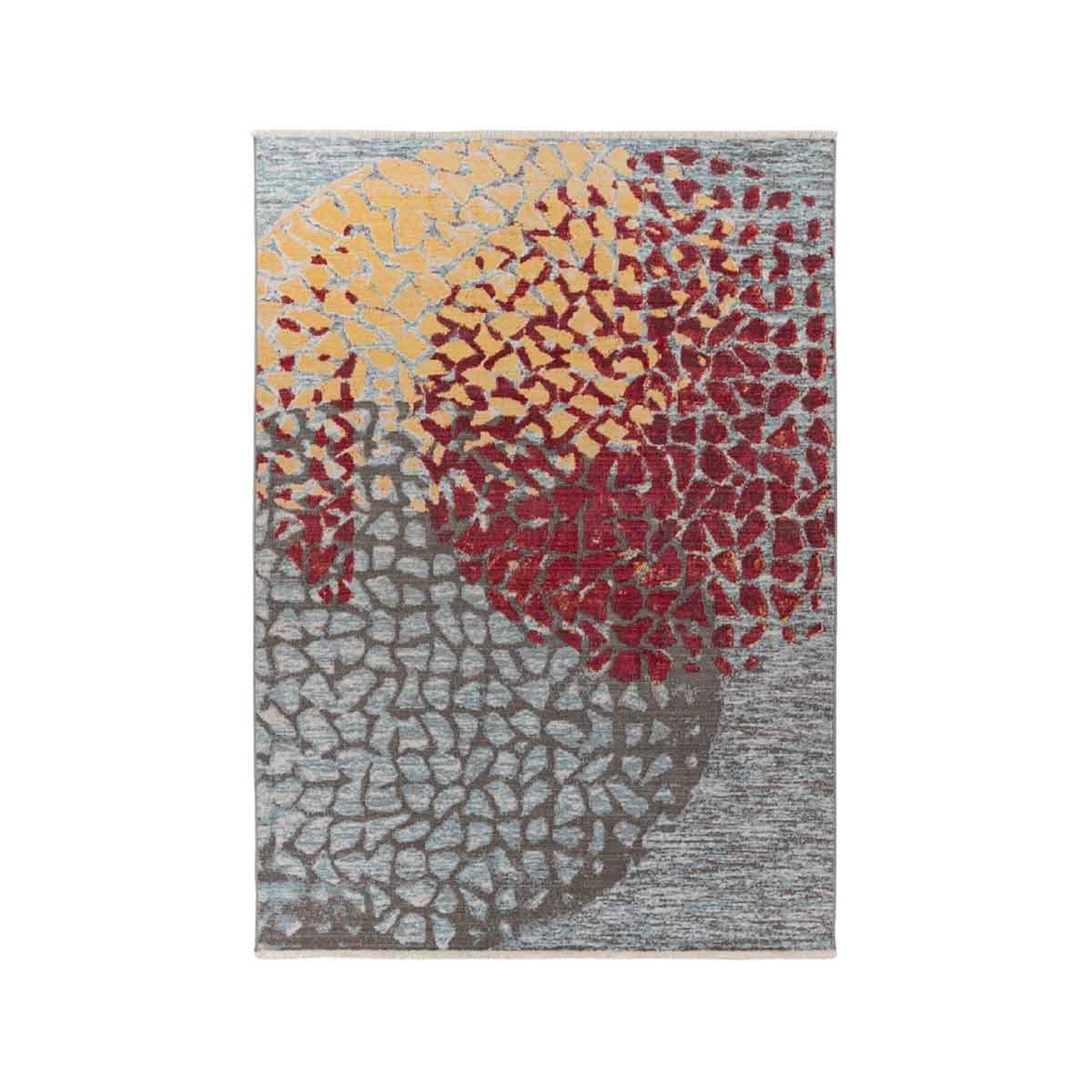 Voir la diapositive 1 : Paris Prix Tapis Tissé Imprimé à Poils Courts  Dilan  Rouge