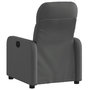 Voir la diapositive 3 : VIDAXL Fauteuil inclinable Gris fonce Tissu